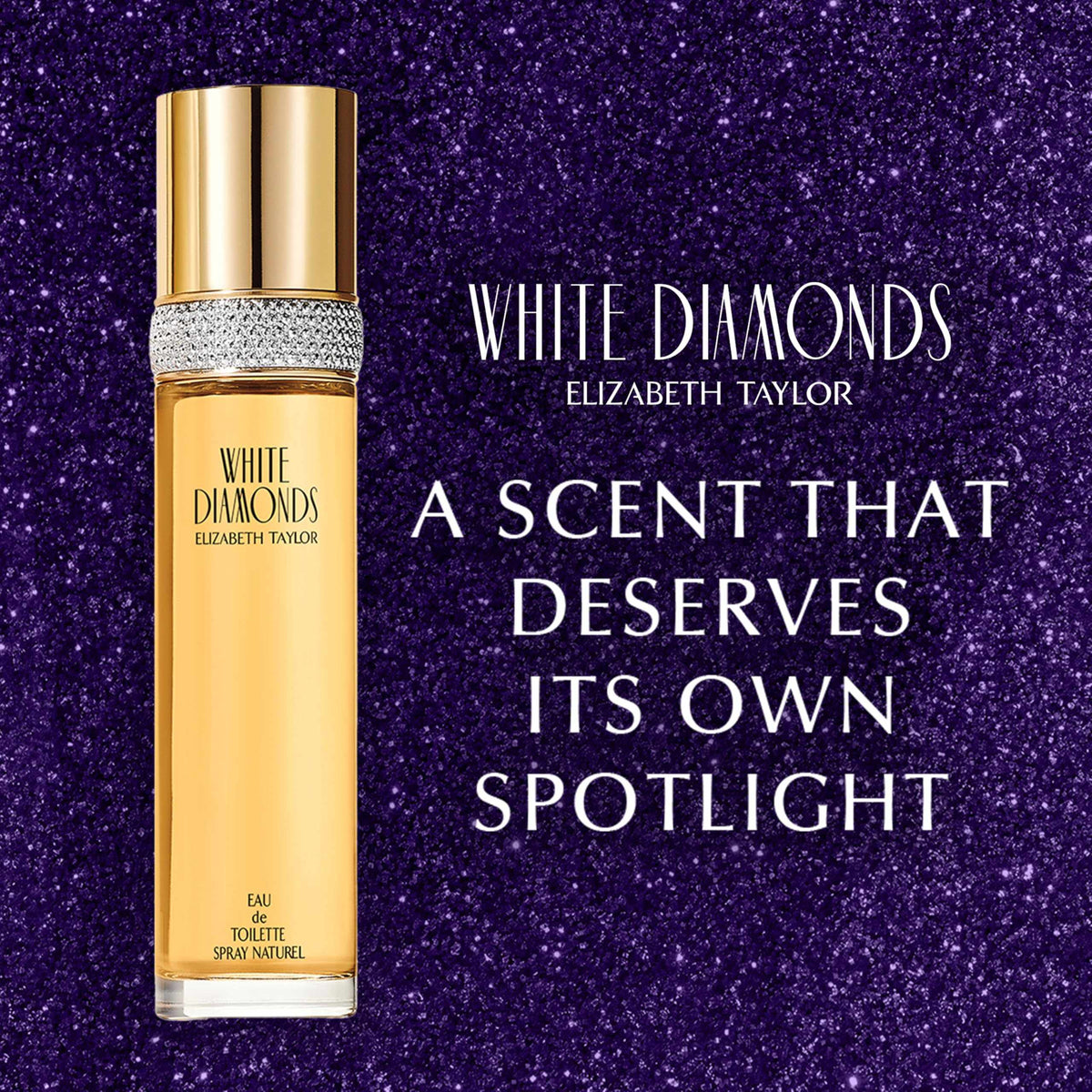 Elizabeth Taylor White Diamonds perfume bottle for women 3.3 fl oz