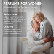 GODA Pheromones Perfume for women with jasmine and rose floral scent