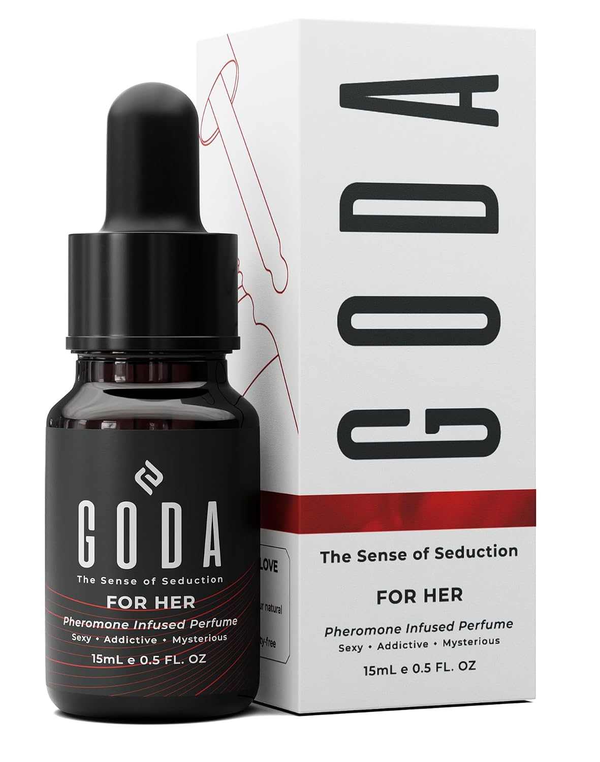 GODA Pheromones Perfume for women with jasmine and rose in 15ml bottle