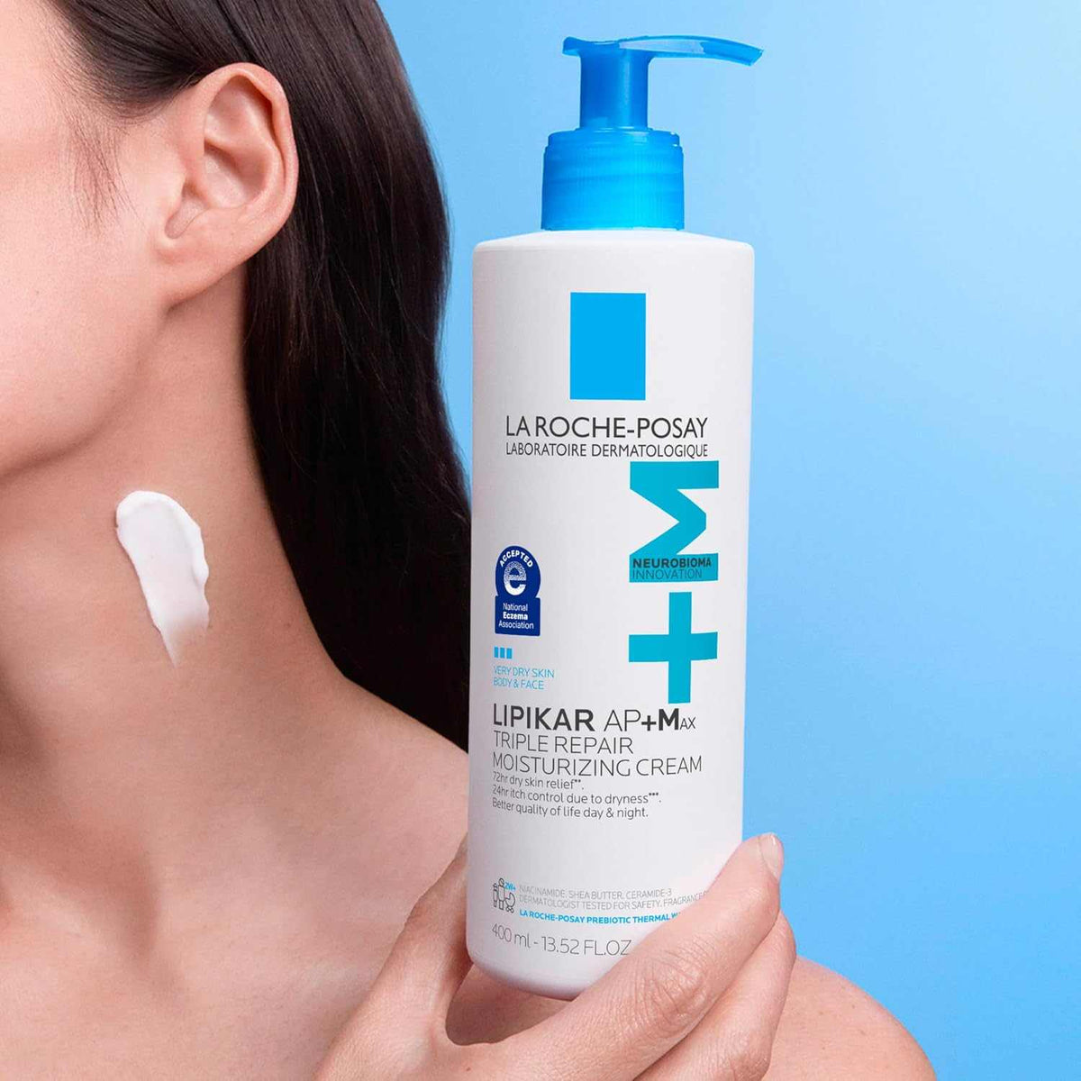 La Roche-Posay Lipikar AP+MAX triple repair moisturizing body cream for dry sensitive skin