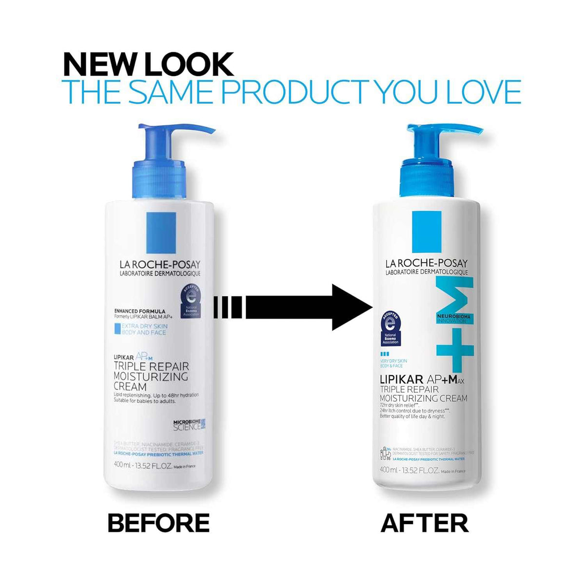 La Roche-Posay Lipikar AP+MAX moisturizing body cream tube