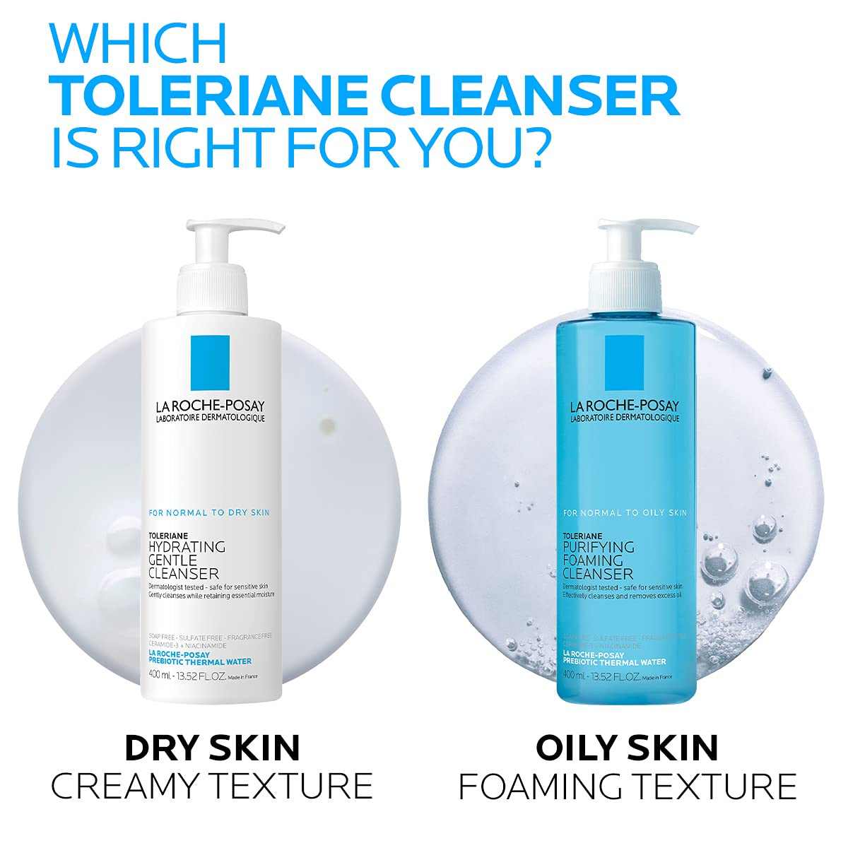 La Roche-Posay Toleriane Purifying Foaming Facial Cleanser bottle