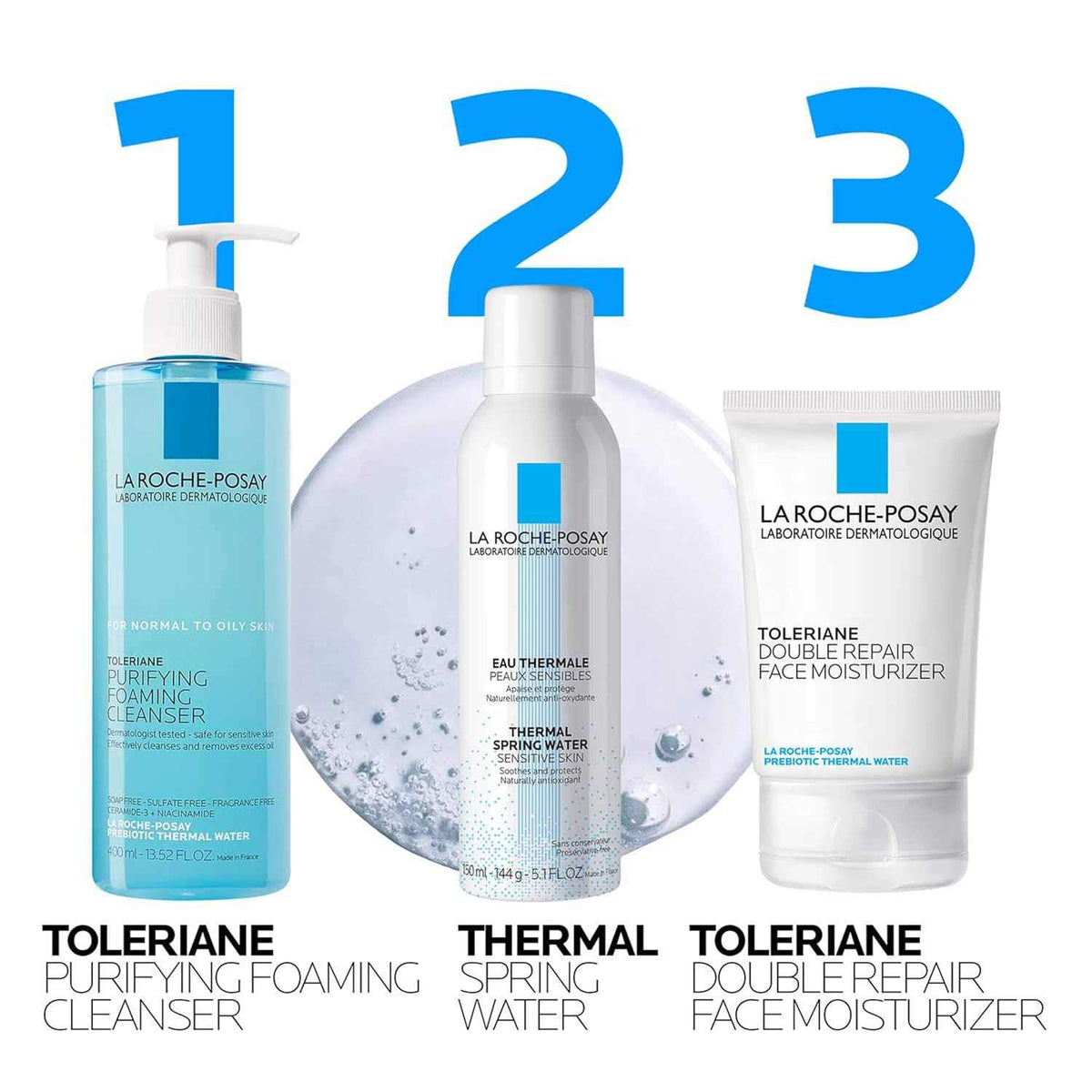 La Roche-Posay Toleriane Purifying Foaming Facial Cleanser bottle