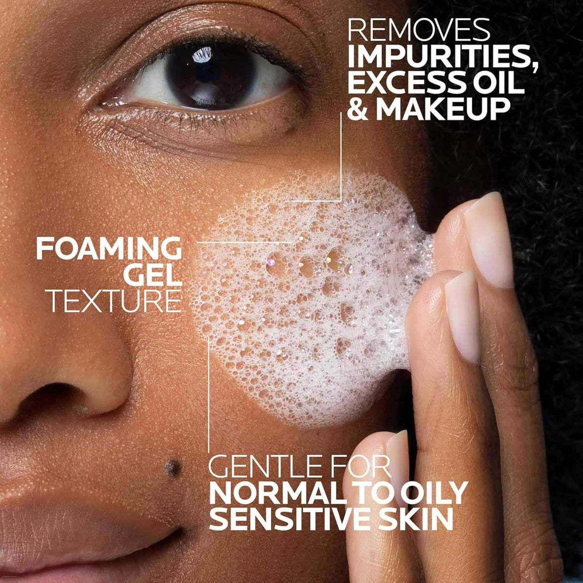 La Roche-Posay Toleriane foaming facial cleanser with niacinamide
