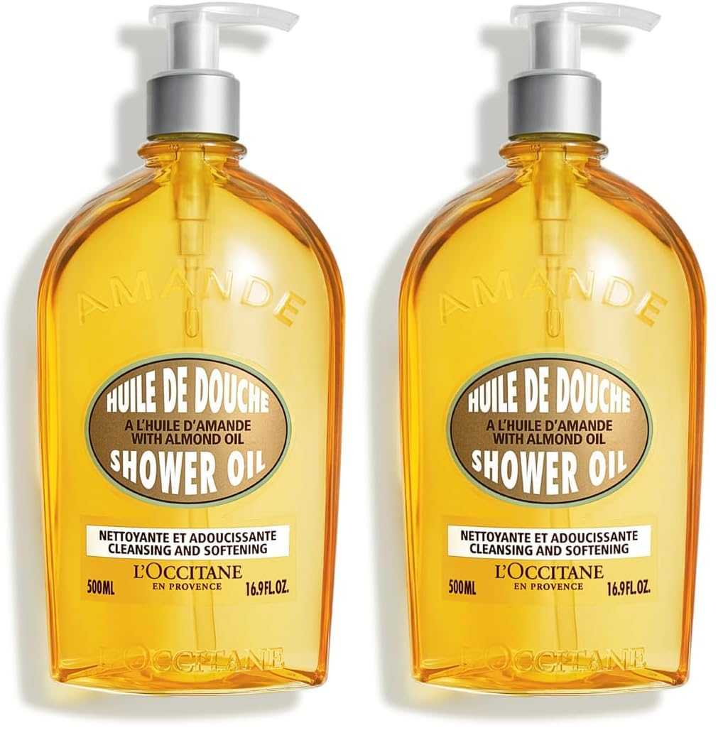 L'Occitane Almond Shower Oil cleansing body wash and shaving base