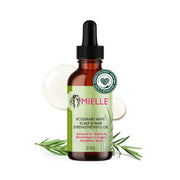Mielle Organics Rosemary Mint Hair Oil bottle with biotin for scalp and hair nourishment