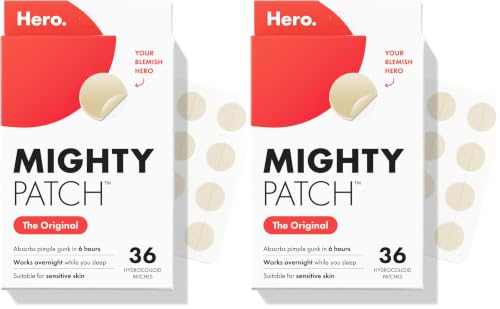 Mighty Patch Original nighttime acne pimple patches pack