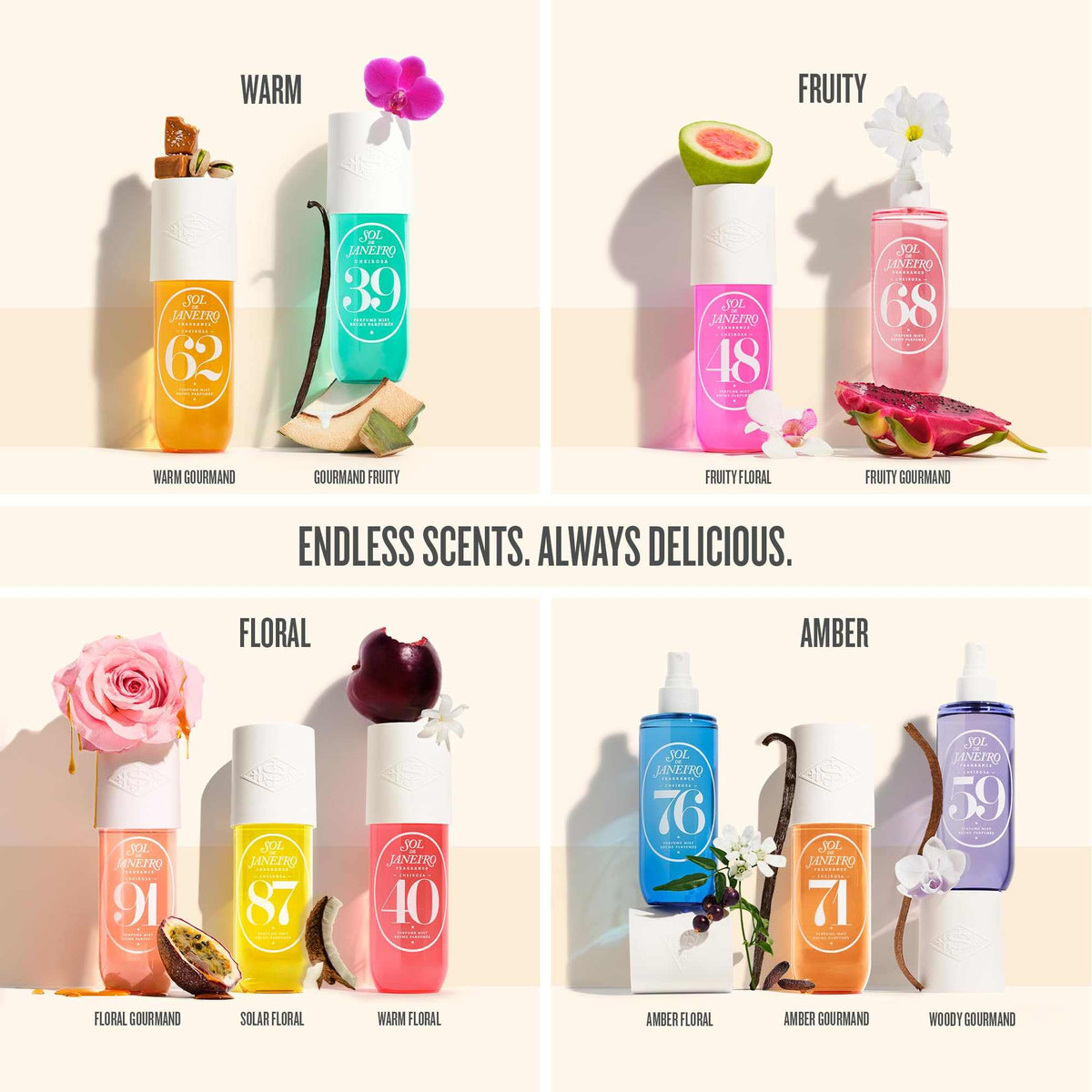 Sol de Janeiro Cheirosa 62 Hair and Body Perfume Mist bottle