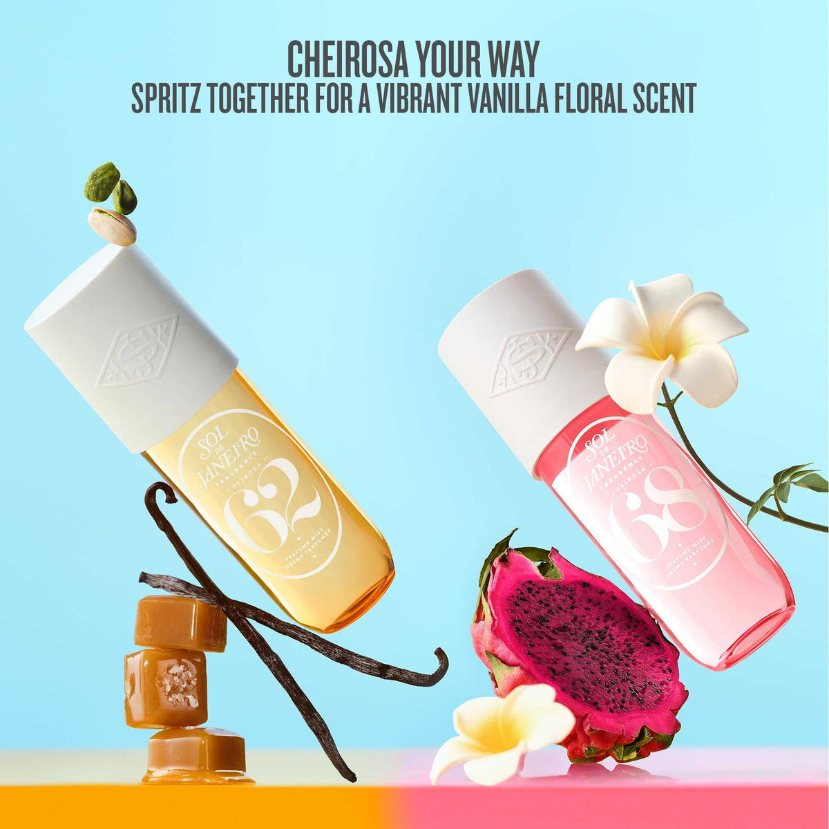 Sol de Janeiro Cheirosa 62 warm gourmand vanilla hair and body perfume mist