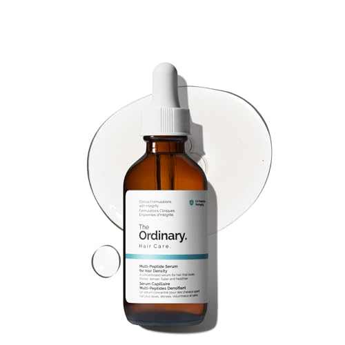 The Ordinary multi-peptide serum bottle for thicker hair